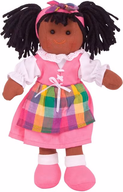 Bigjigs Toys Jess Doll in Pink and Multicolour