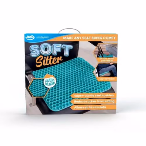 JML Soft Sitter Ergonomic Breathable Gel Seat Cushion, Green – 1