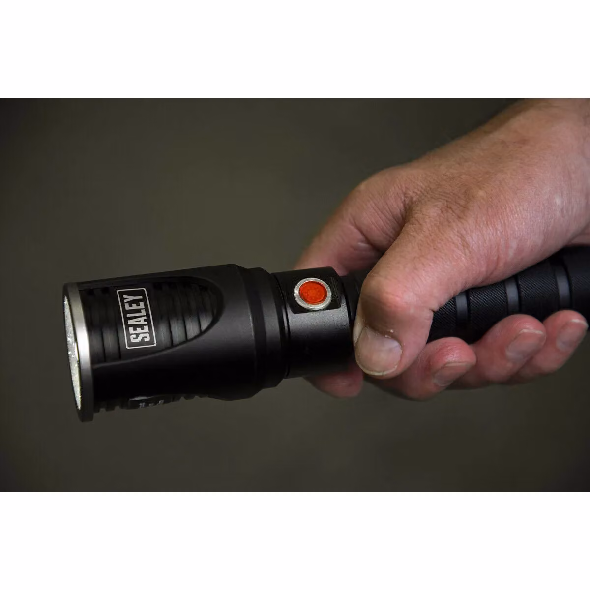 Loops Rechargeable 10W LED Aluminium Torch in Black and Multicolour – 3