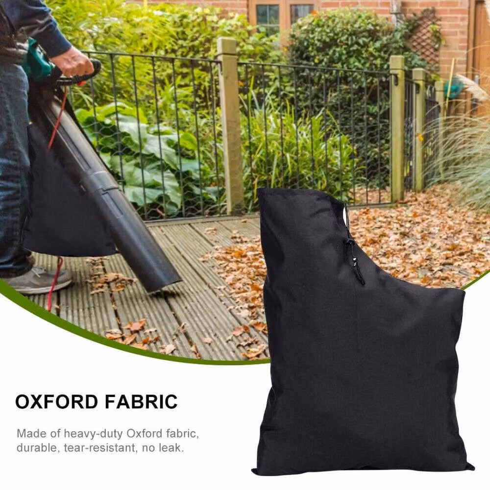 FLAVORA Garden Leaf Blower Vacuum Collection Bag, Black, W: 1000 cm, H: 52 cm – 6