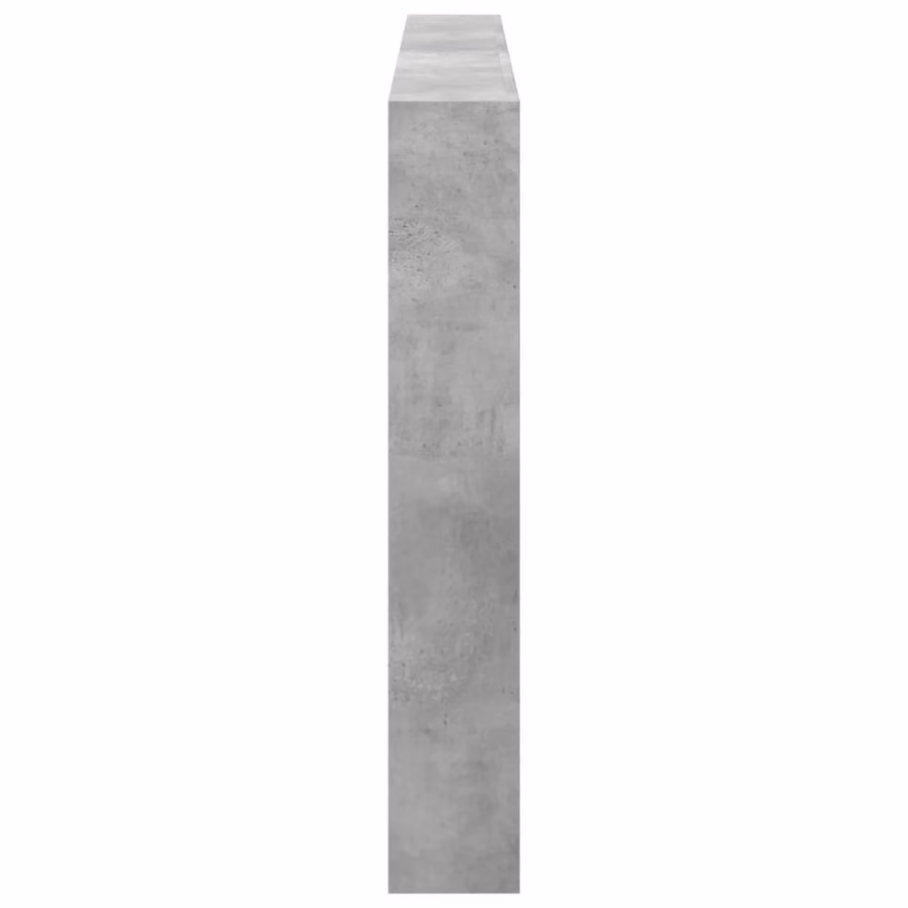 Berkfield Home Headboard Cabinet with Integrated LED Lighting in Concrete Grey, W: 180 cm, D: 17 cm, H: 102 cm – 3
