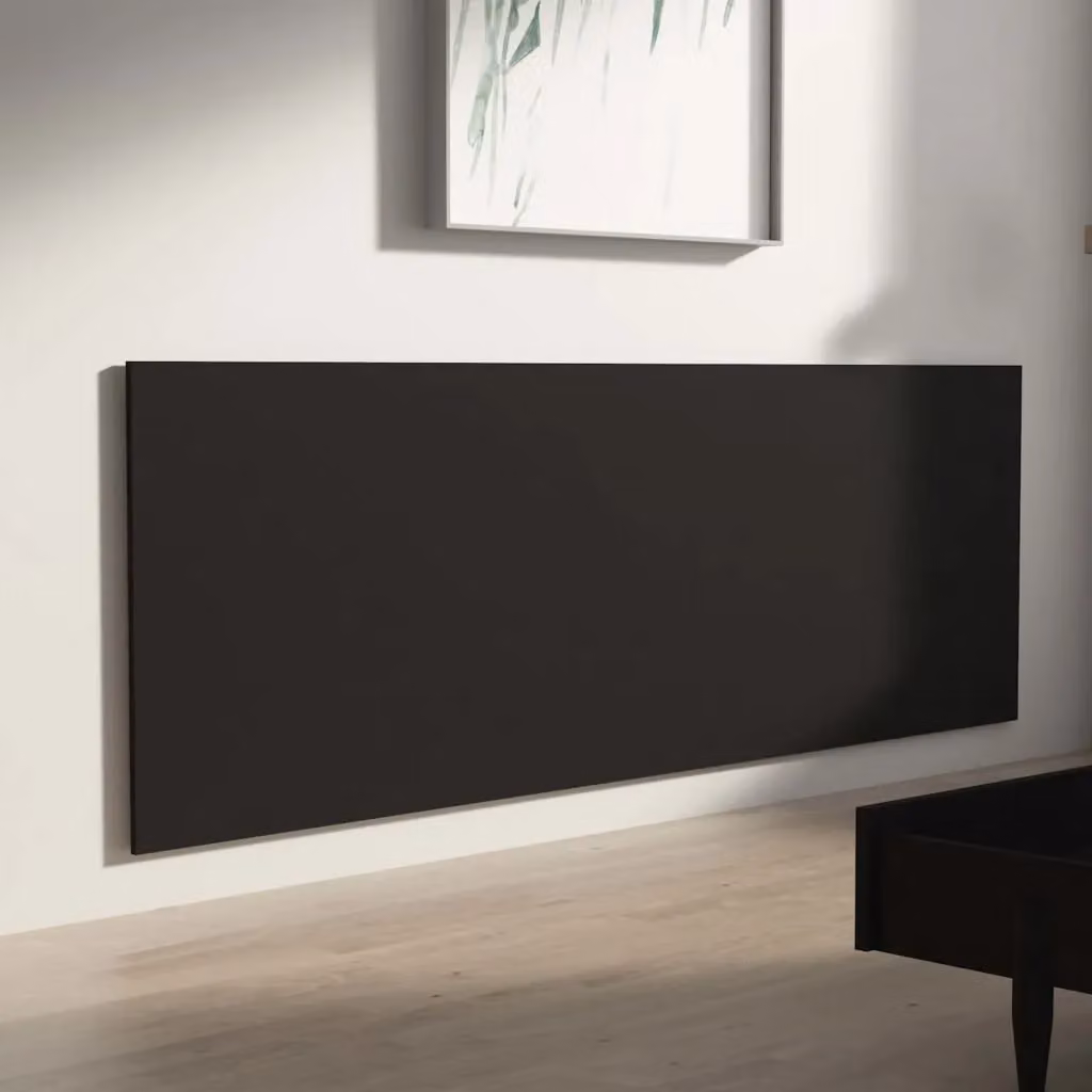 Berkfield Home Classic Wall Headboard in Black, W: 240 cm, D: 1.5 cm, H: 80 cm – 3