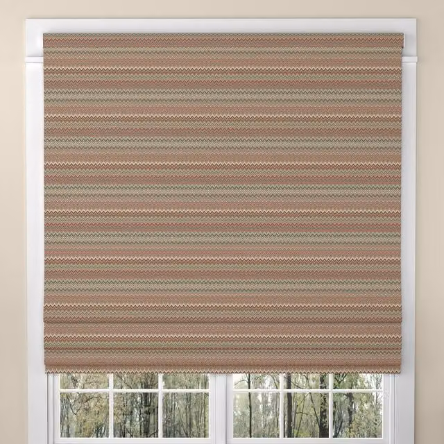 ANTE DECOR Atzi Made To Measure Striped Blackout Roman Blind in Multicolour