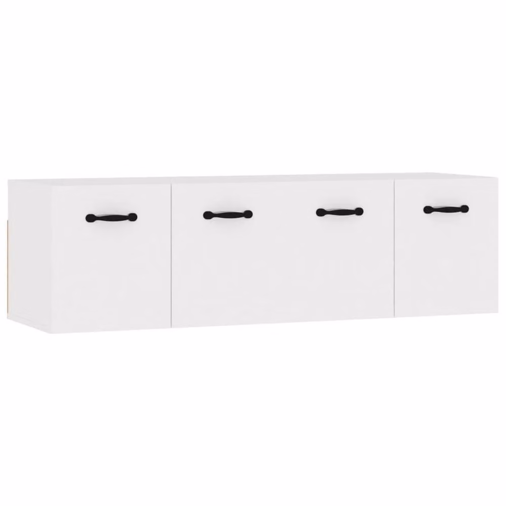 Berkfield Home Wall Cabinets, 2 Piece, White, W: 80 cm, D: 35 cm, H: 36.5 cm – 2
