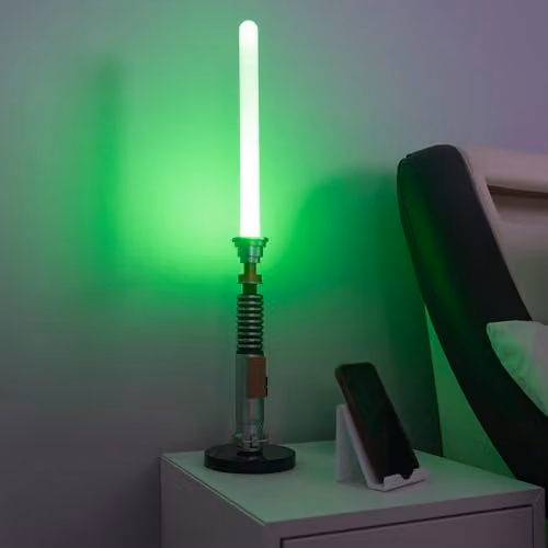 Menkind Star Wars Luke Skywalker Green Lightsaber USB Powered LED Desk Lamp in Silver – 2
