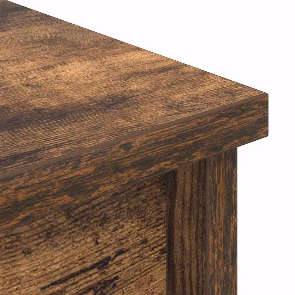 Berkfield Home Smoked Oak Highboard in Brown, W/D/H: 37.5 x 35 x 180 cm – 4