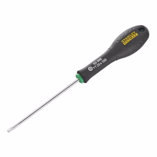 Stanley FatMax Tamper-Proof Torx Screwdriver TTX20 x 100mm in Black and Green – 1