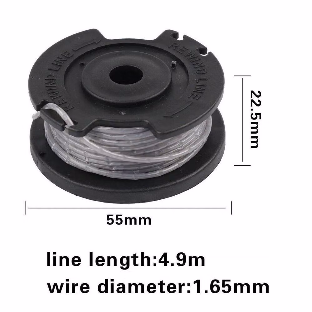FLAVORA 3-Piece Bosch Trimmer Spool Line Replacement in Black – 2
