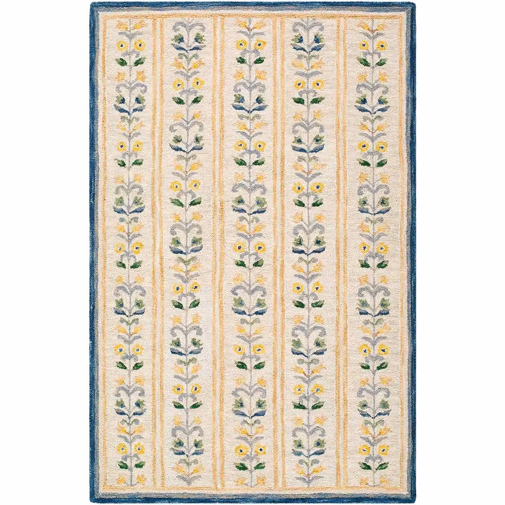Livabliss Fairfax Hand Tufted Wool Global Rug in Green, Beige, Blue and Yellow, W: 200 cm, D: 275 cm – 2