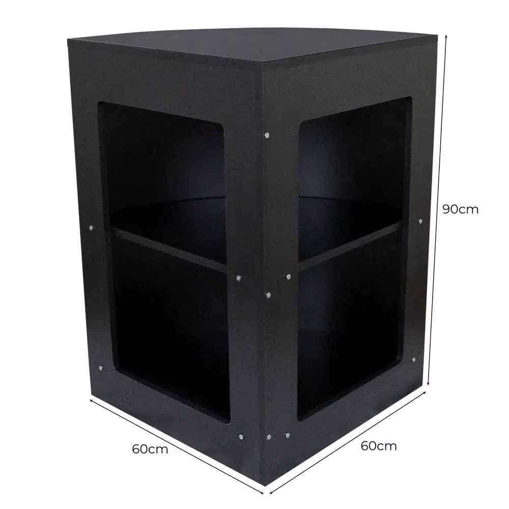 Monstershop Retail Shop Corner Counter CM60 in Black Matt MDF – 5