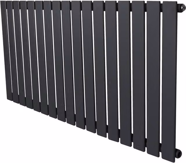 Monstershop Flat Single Column Steel Radiator in Anthracite Grey, W/H: 60.0 x 119.0 cm – 1
