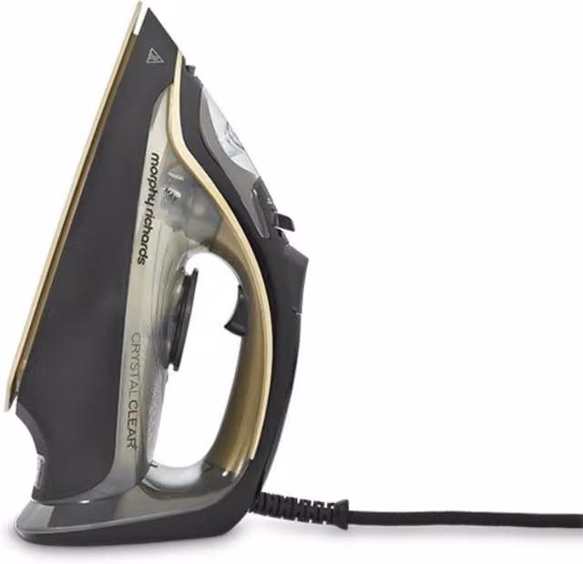 Morphy Richards Crystal Clear Steam Iron with Ceramic Non-stick Soleplate, Anti-Calc and Auto Shut-off, Gold and Black – 5