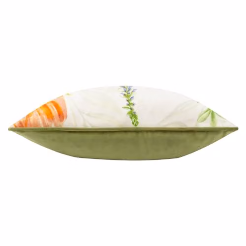 Wylder Nectar Garden Bluebird Velvet Cushion, Blue and Multicolour, W/D/H: 43 x 43 x 43 cm – 3