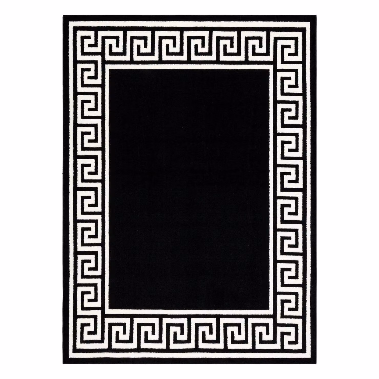 RugsX Morad Vintage Rectangular Rug in Black, W: 140 cm, L: 200 cm – 2