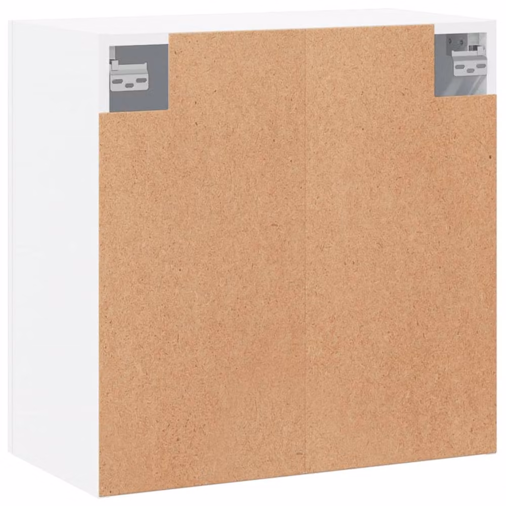 Berkfield Home White Wall Mounted Cabinet with Hinged Doors and Internal Shelves, W/D/H: 60 x 31 x 60 cm – 3