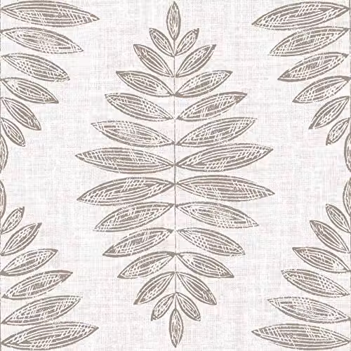 FloorPops FP3298 Foliage Floral Peel and Stick Floor Tiles, Neutral, W: 60.96 cm, L: 60.96 cm, T: 0.15 cm