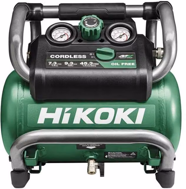 HiKOKI EC36DAW4Z 36V Brushless Compressor Bare Unit, Green
