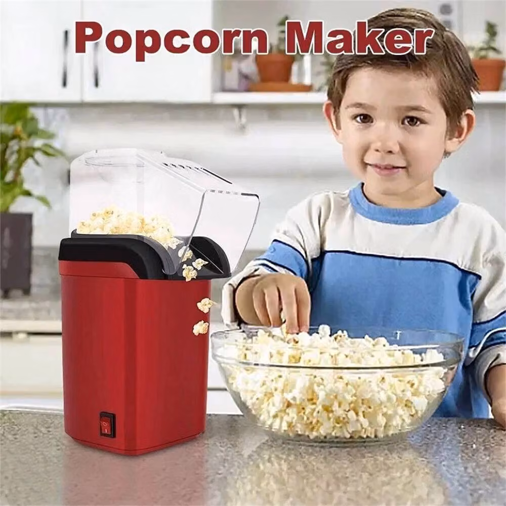 Nordara Hot Air Popcorn Maker Electric Popper 1200W in Red – 4
