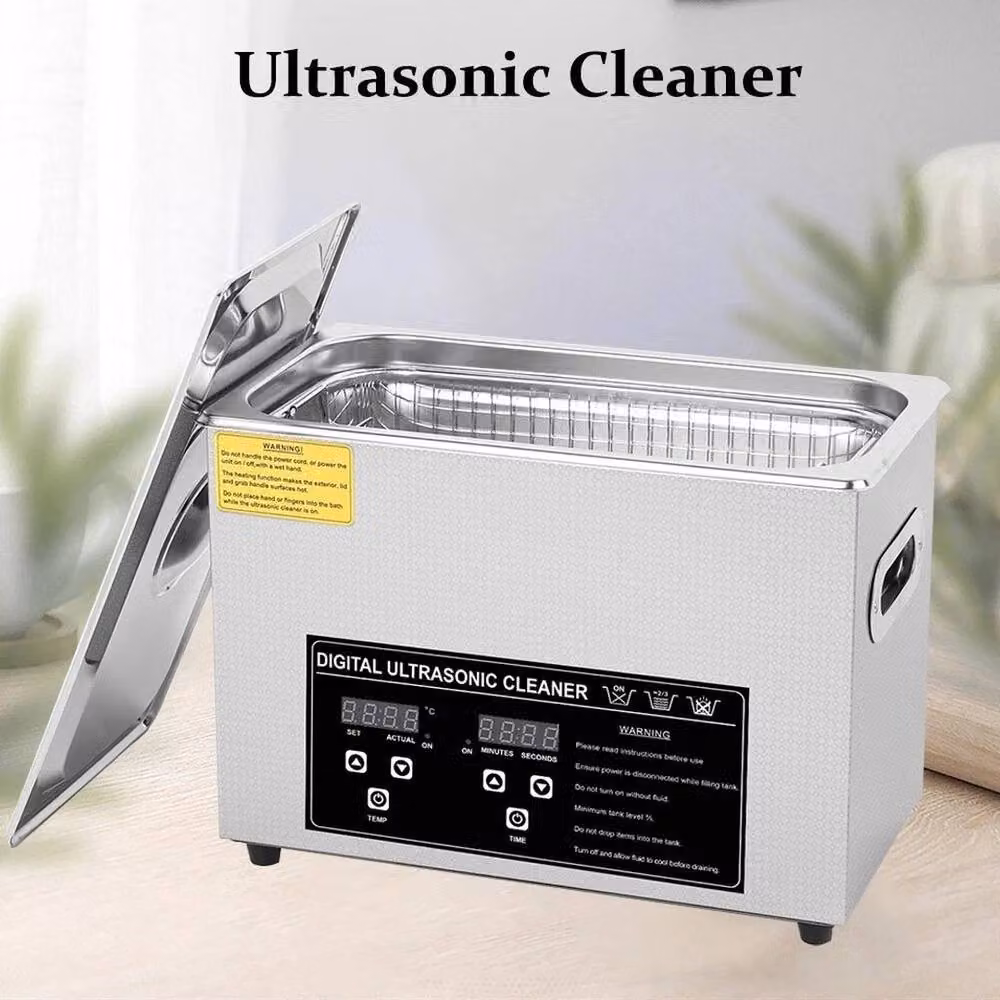 SPETLEK Ultra Digital Ultrasonic Cleaner, 2L, Silver Stainless Steel – 3