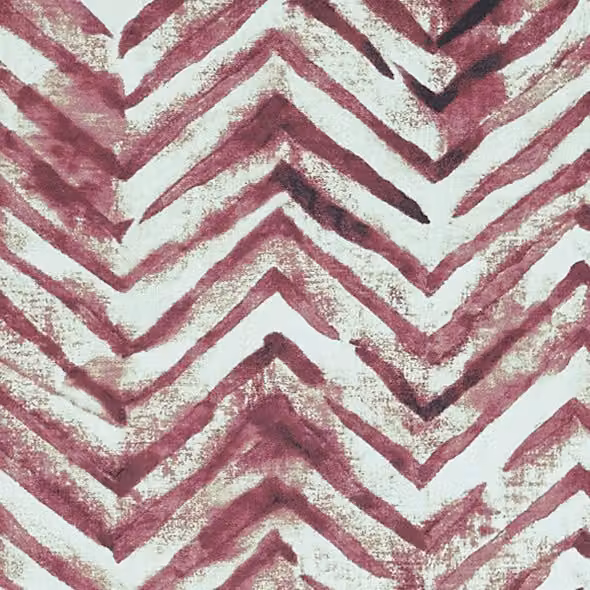 Prestigious Textiles Embalar Fabric Storm in Red and Multicolour