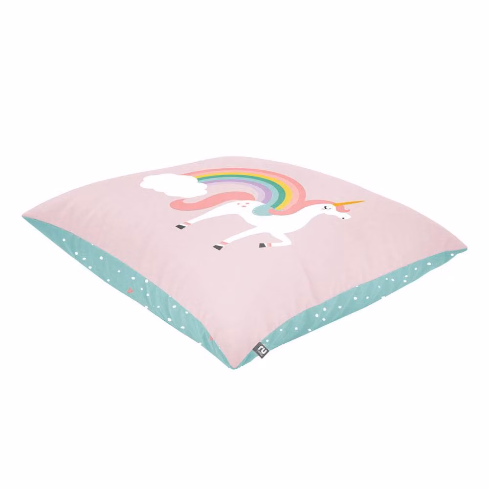 rucomfy Unicorn Indoor Bean Bag Floor Cushion Seat for Children in Pink and Multicolour – 2