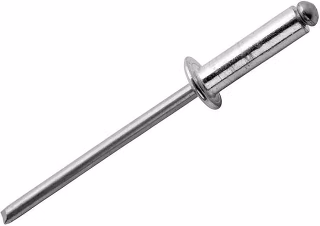 Rapid Galvanised Steel Automotive Rivets, Multicolour, 50 Pack, 4 x 12mm