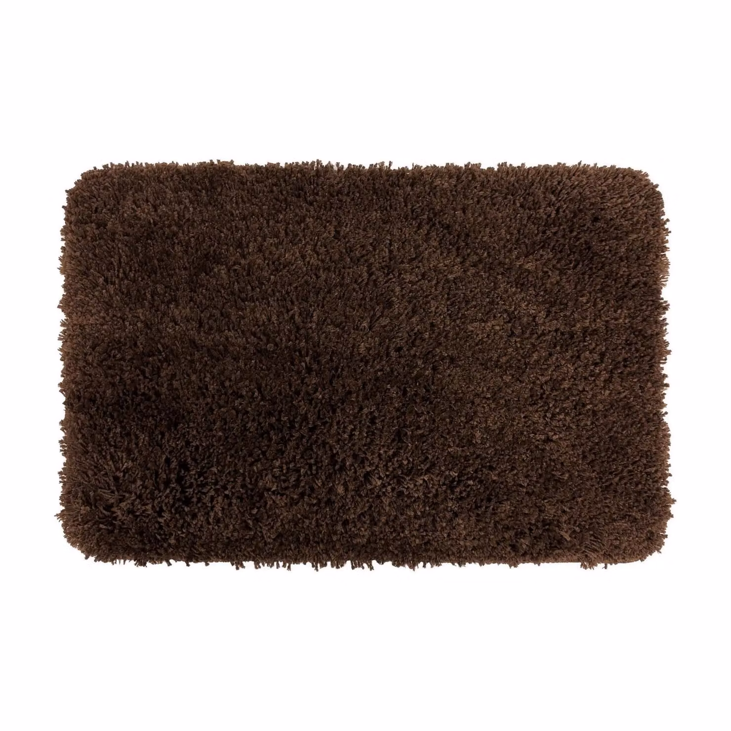Allure Bath Fashions Shaggy Microfibre Non Slip Bath Mat, Brown, W: 40 cm, D: 60 cm – 2