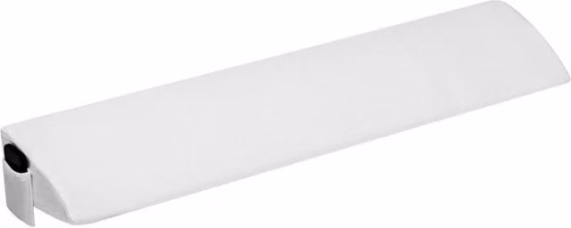 Havendro Full Size Triangle Bed Wedge Bolster Pillow with Side Pocket in White