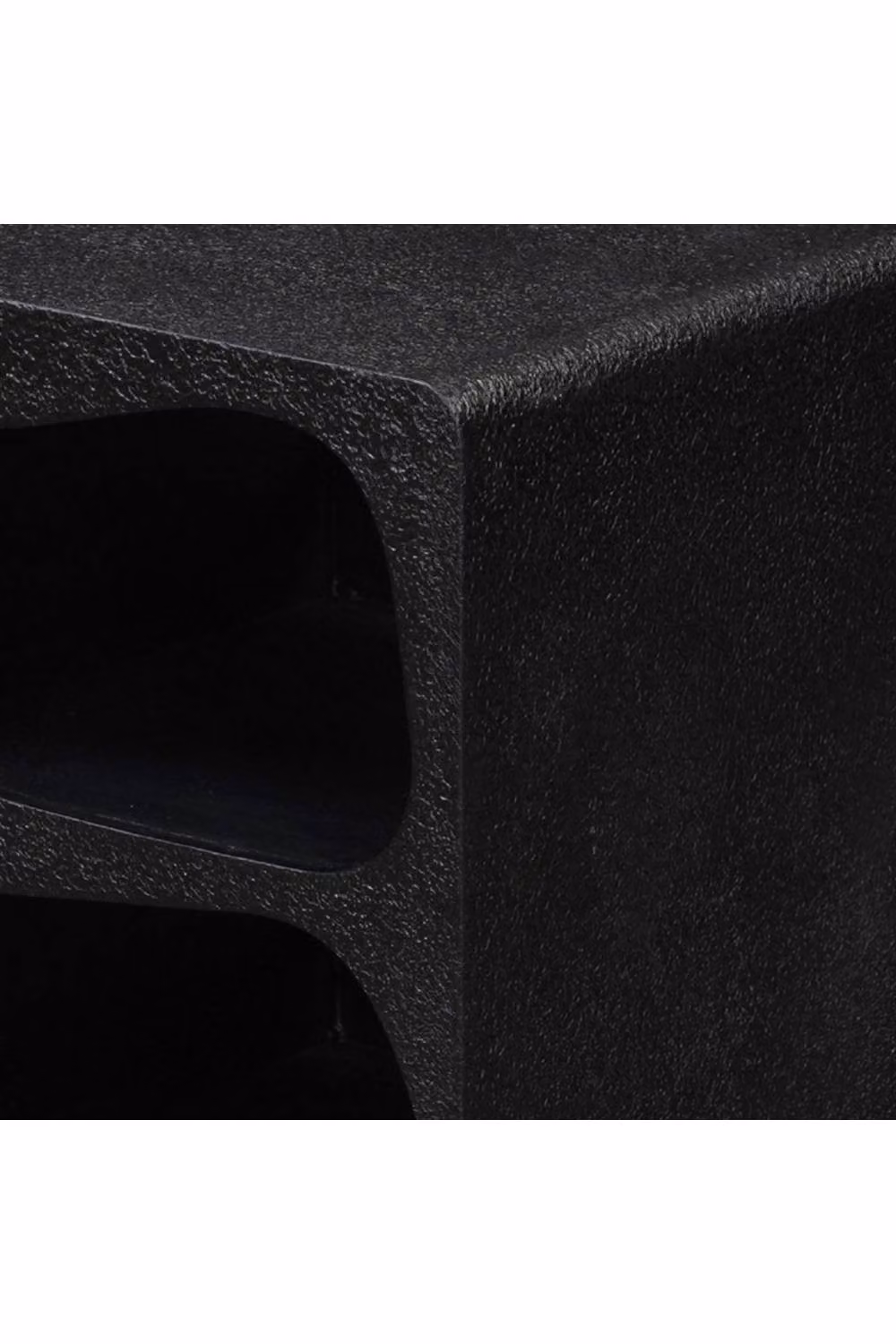 IH Design Otis Block Side End Table in Black, W/D/H: 35 x 35 x 46 cm – 5