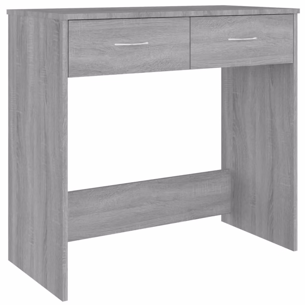 Berkfield Grey Sonoma Writing Desk, W/D/H: 80 x 40 x 75 cm – 2