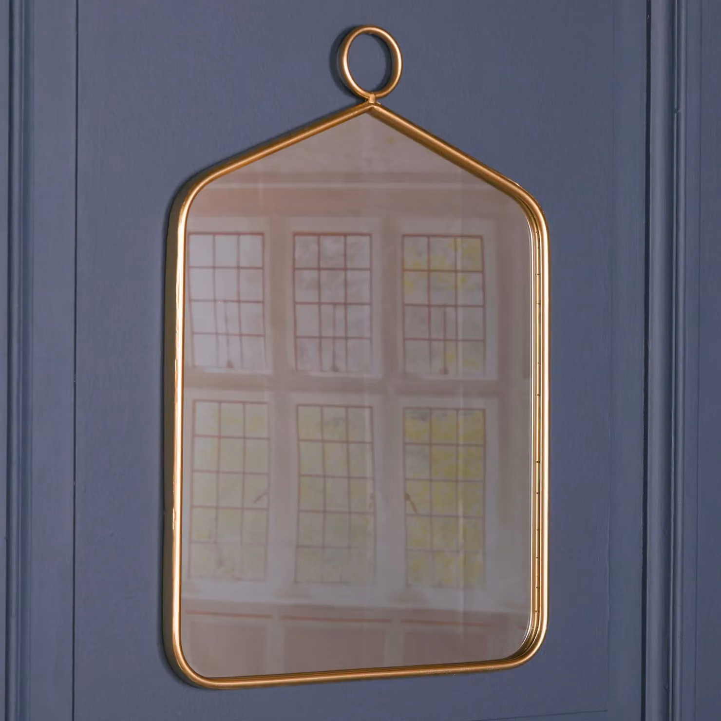 Glasstone Gold Rectangular Hook Wall Mirror W/H: 69 x 48 cm – 2