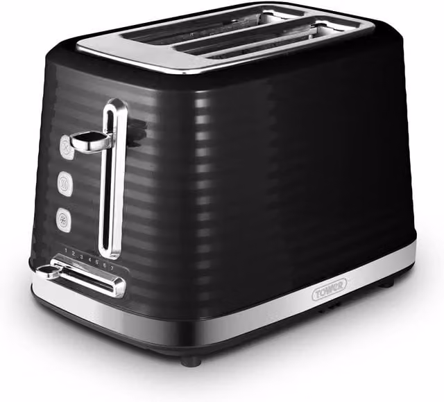 Saturn 2 Slice Toaster - Black
