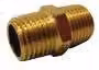 Primaflow Brass Hexagonal Nipple 1/2 inch Gold