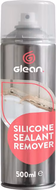 Go Glean Silicone Sealant Remover Spray in Yellow and Silver, 500ml