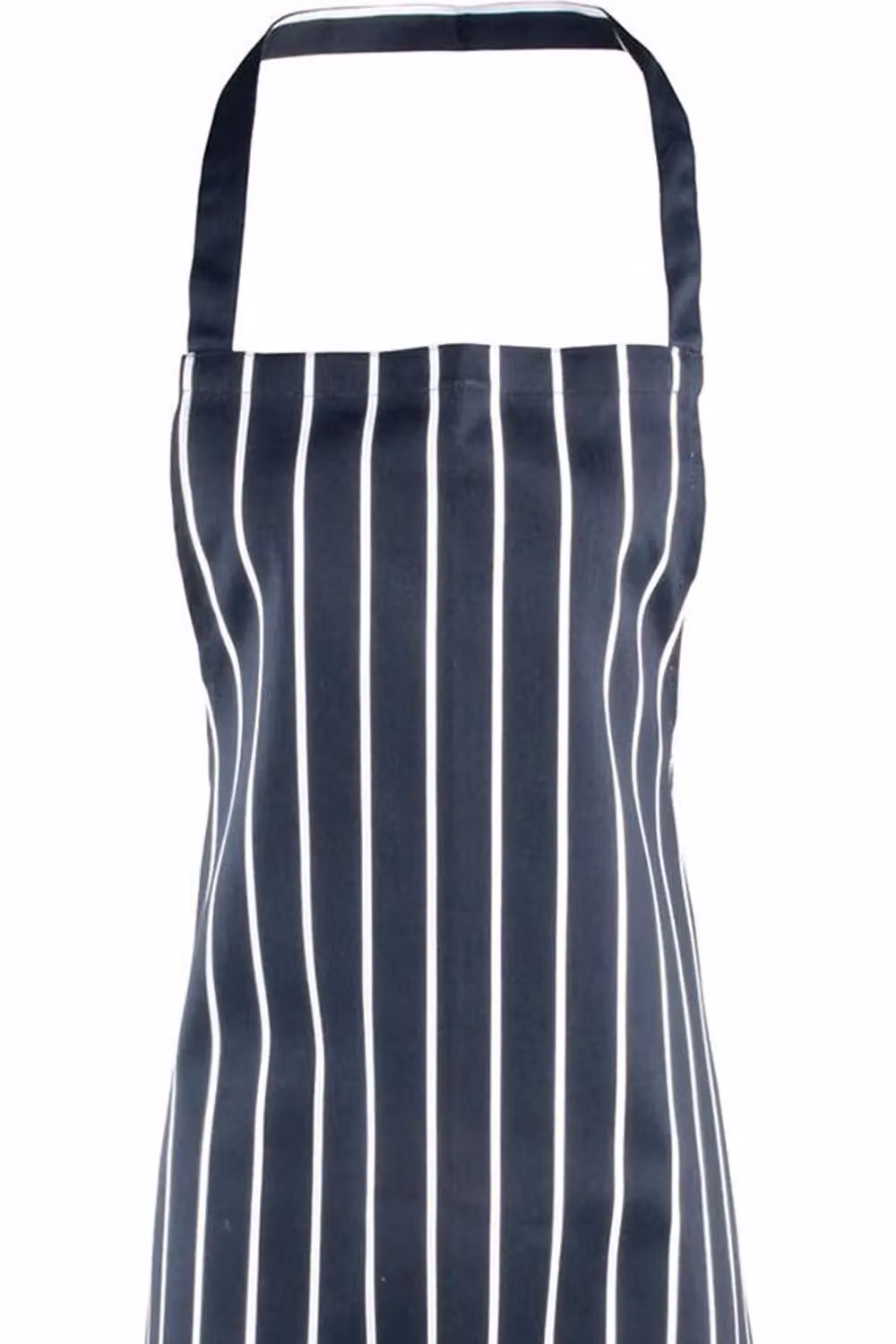 Premier Women's Navy Blue Stripe Butcher Style Workwear Aprons, Pack of 2 – 2