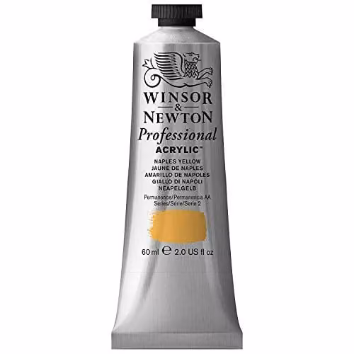 Winsor & Newton Professional Acrylic Colour Naples Yellow 60 ml
