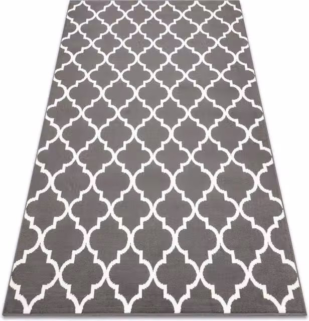 RugsX Morad Moroccan Vintage Rug in Grey, W: 140 cm, L: 200 cm – 1