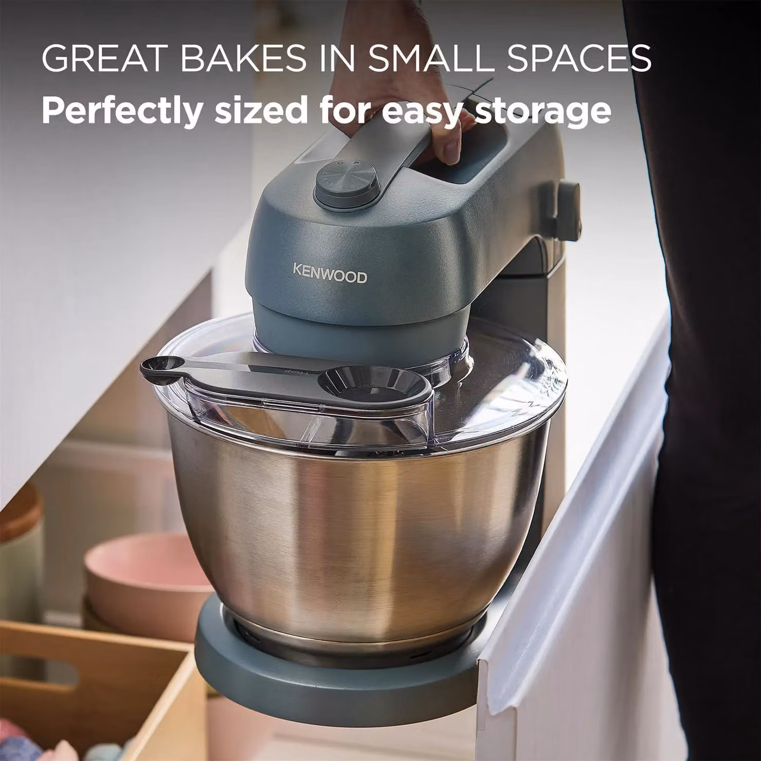 Kenwood Go 800W Stand Mixer with 4L Metal Bowl in Blue – 2