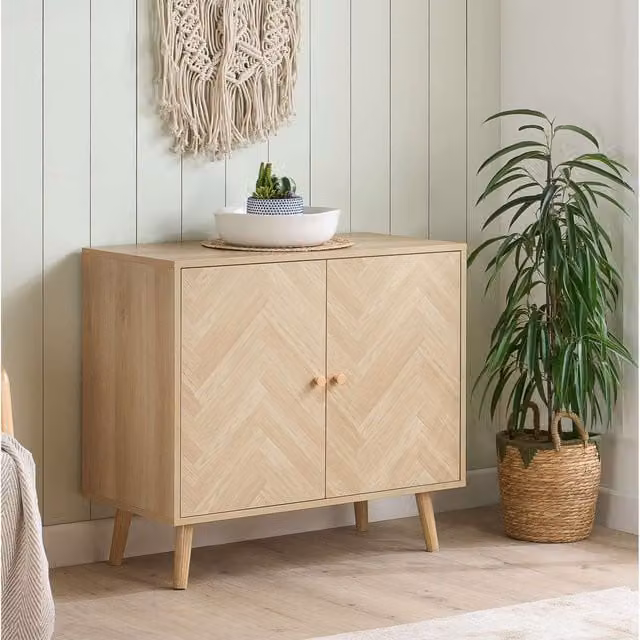 Birlea Herringford 2 Door Sideboard in Brown Wood