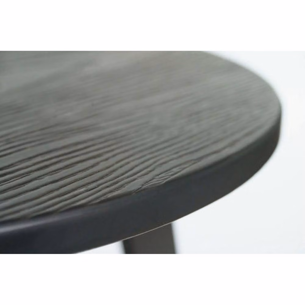 netfurniture Soho Round Bar Table in Grey and Darkwood, H 104 cm x W 60 cm x D 60 cm – 4