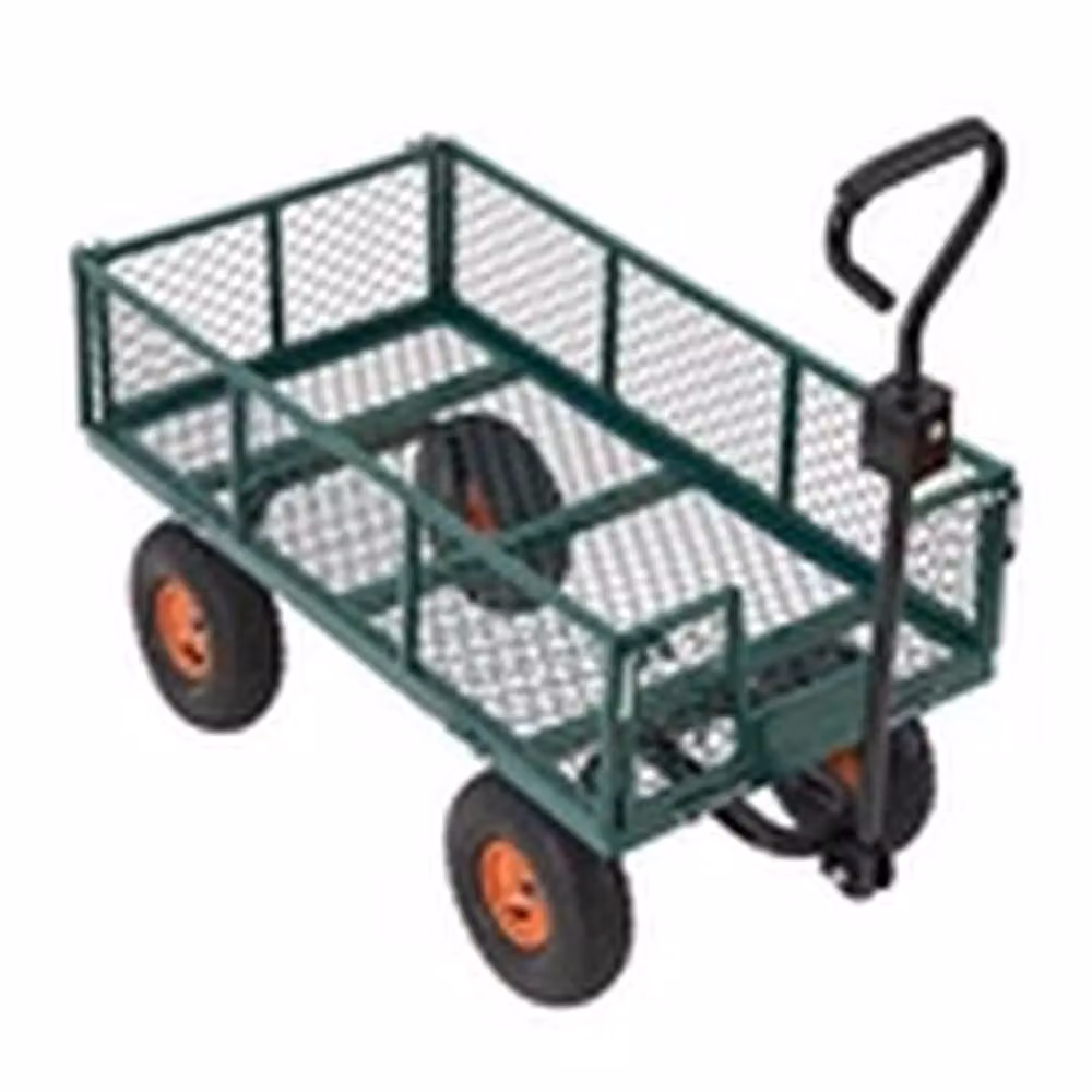 EONLION Green Garden Tool Trolley Cart with 4 Wheels and 300kg Capacity – 2