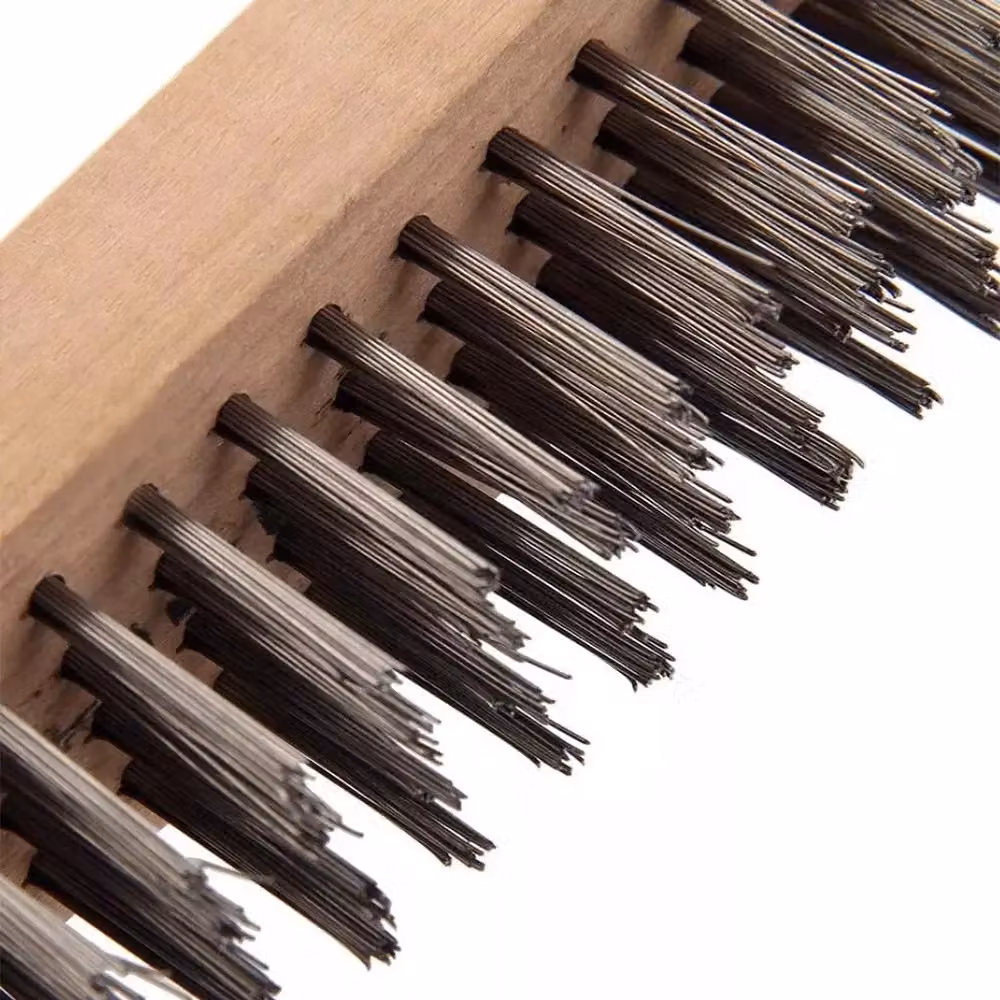 Hinsinc 5-Piece Heavy Duty Steel Wire Brush Set for Rust Removal in Black and Multicolour – 3