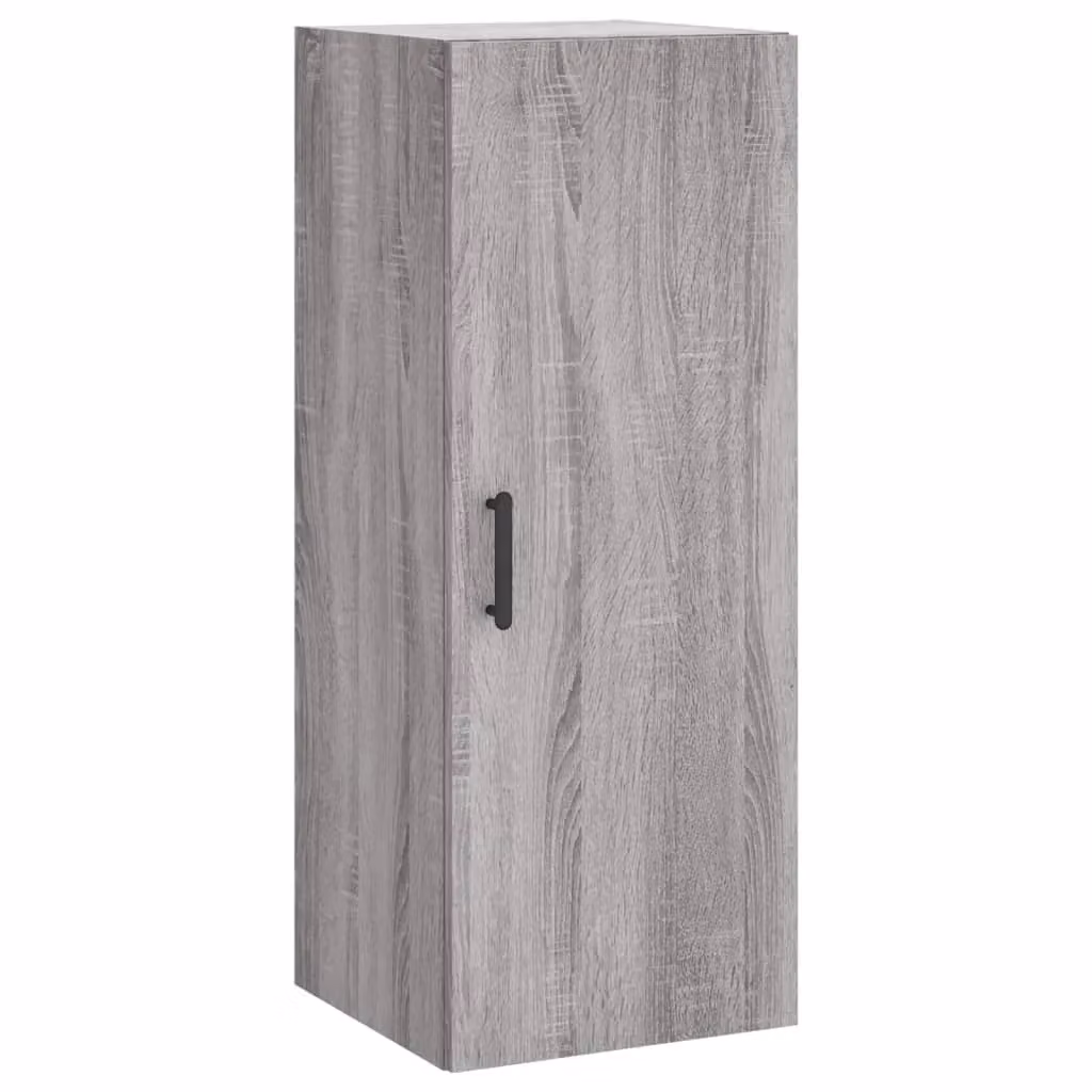 Berkfield Home Wall Mounted Cabinet in Grey Sonoma, W/D/H: 34.5 x 34 x 90 cm – 2