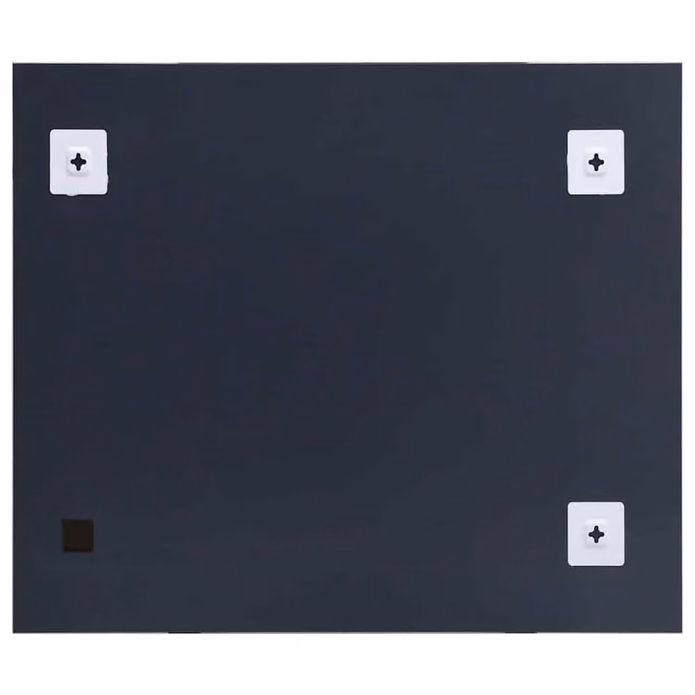 Berkfield Home Rectangular Glass Wall Mirror in Silver, W: 100 cm, H: 60 cm – 2
