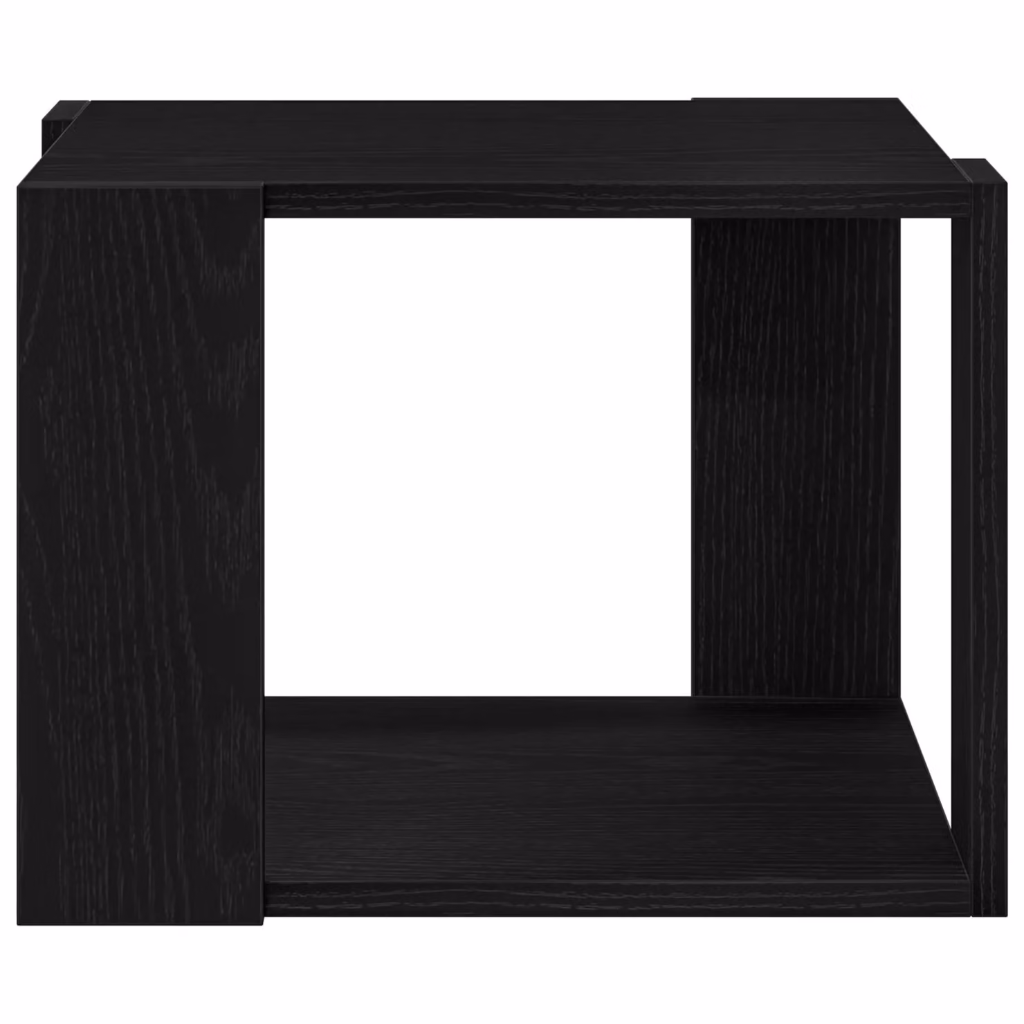 Berkfield Home Black Oak Coffee Table, W/D/H: 40 x 40 x 30 cm – 3