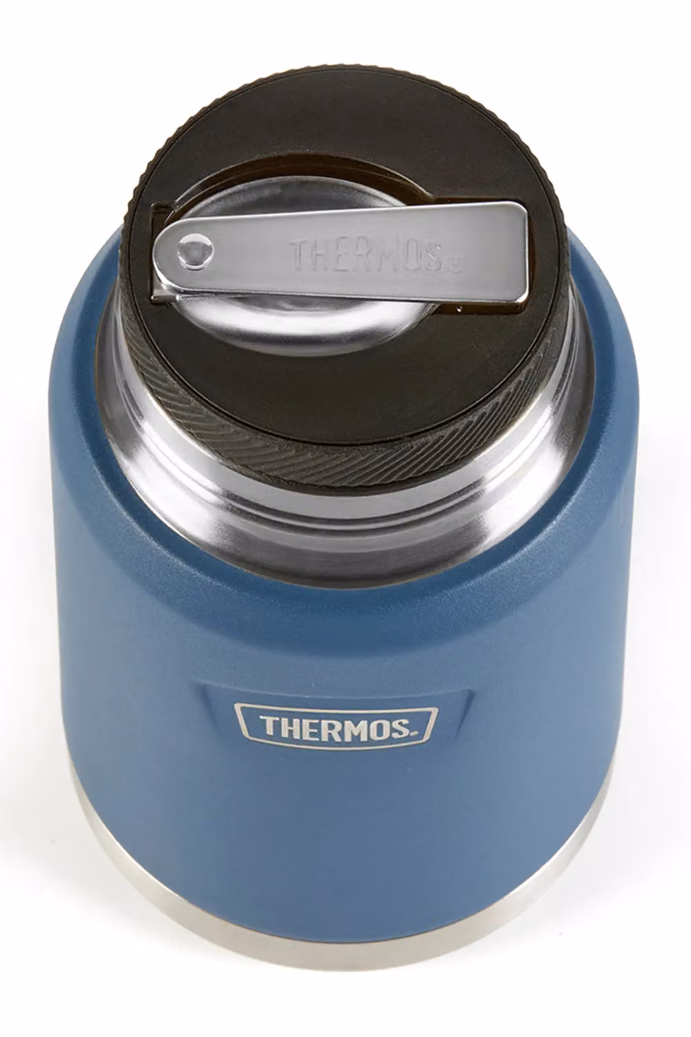 Thermos Icon Series Stainless Steel Leakproof Food Flask with Spoon, 470ml, Blue – 2