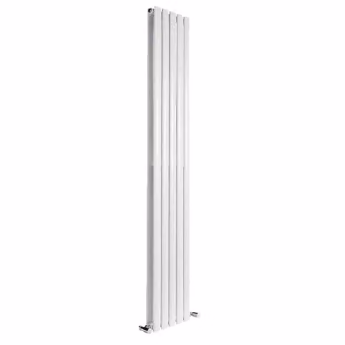 Reina Neva Double Designer Radiator, White, W/H: 35.4 x 150 cm