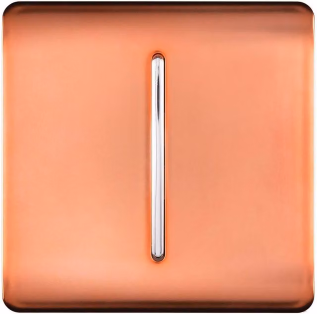 Trendi Modern Auto Retractive Doorbell Switch in Copper