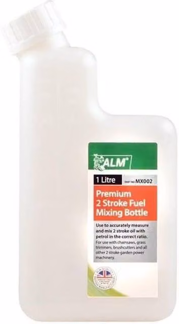 ALM Manufacturing Mx002 2-stroke Premium Fuel Mixing Bottle, White