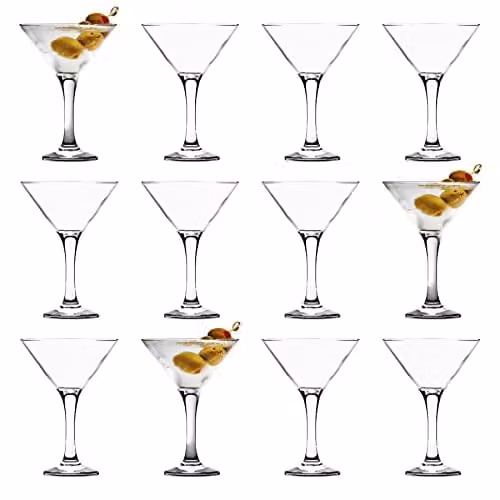 LAV Misket Cocktail Coupe Glass Set, 12 x 175 ml, Transparent – 1